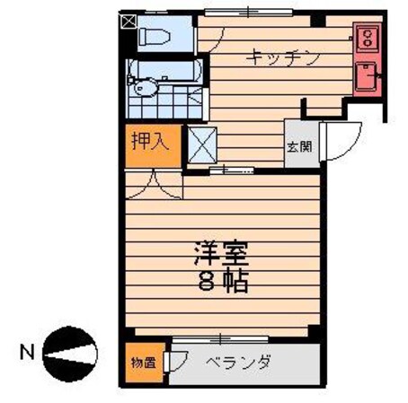 山形駅 徒歩40分 1階の物件間取画像